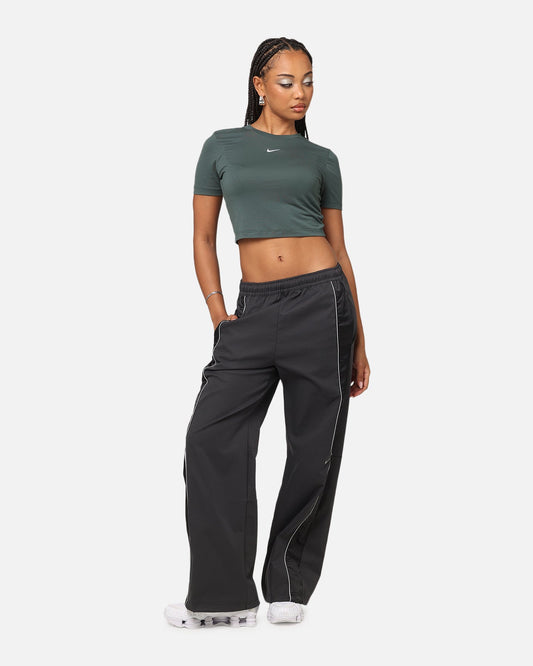 Nike Women's Sportswear Essential Slim Cropped T-Shirt Vintage Green/White