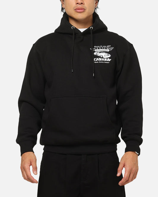 Huf X Greddy Body Works Hoodie Black
