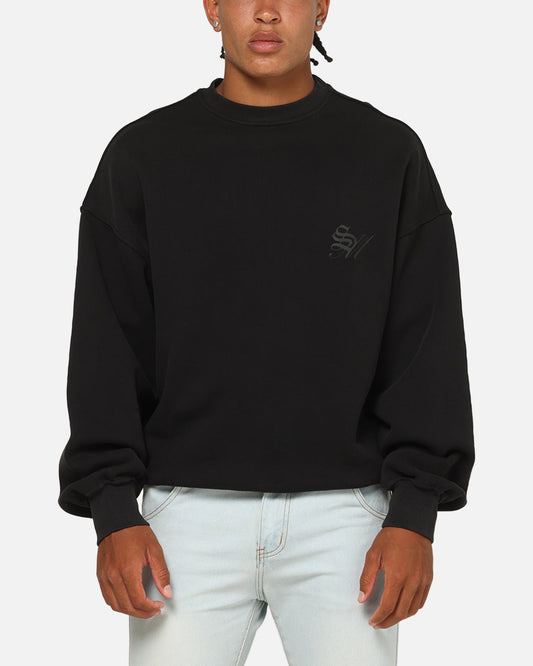 Saint Morta Serenity Crewneck Black Wash