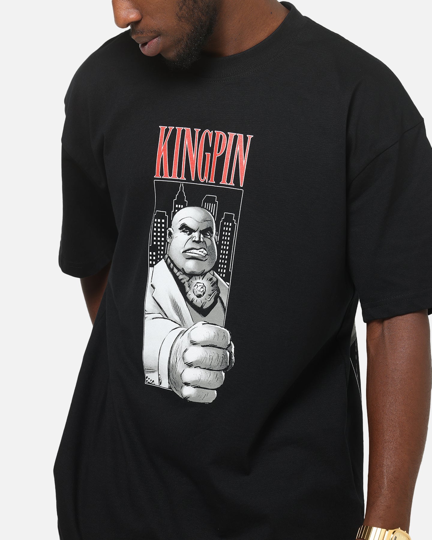 73Studio Marvel King Pin T-Shirt Black