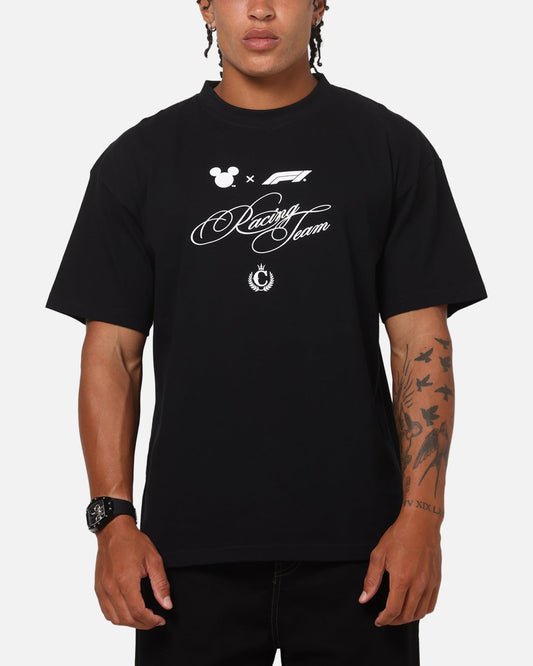 Culture Kings Disney x Formula 1® Mickey Helmet Vintage T-Shirt Black