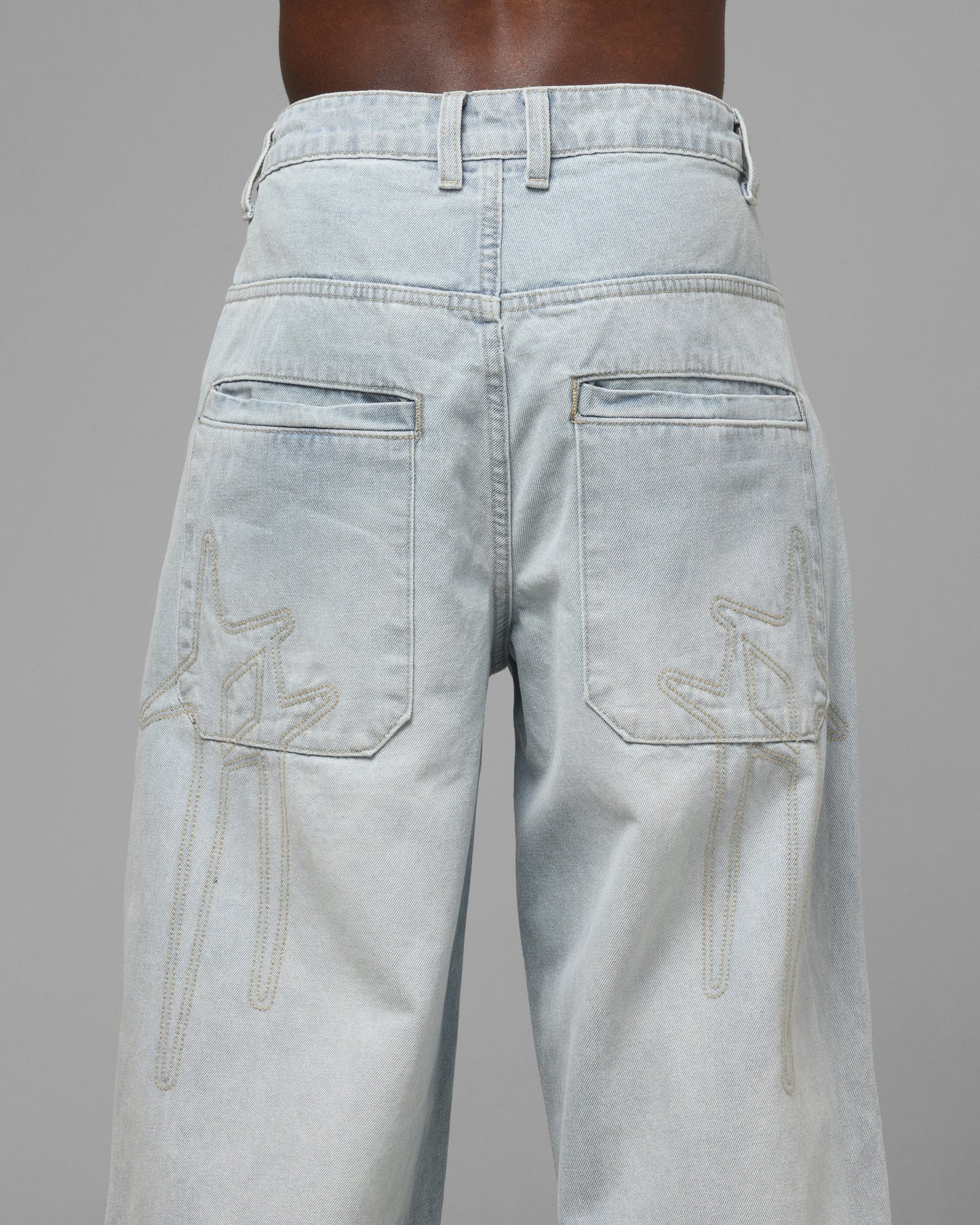 Loiter Star Born Jeans Bleached Blue