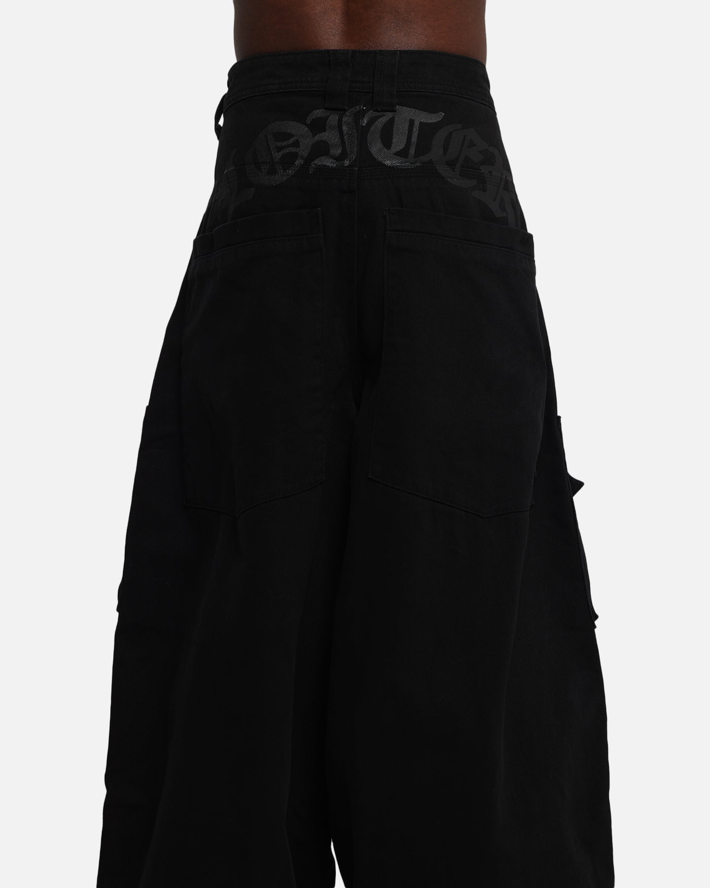 Loiter Combat Cargo Pants Washed Black