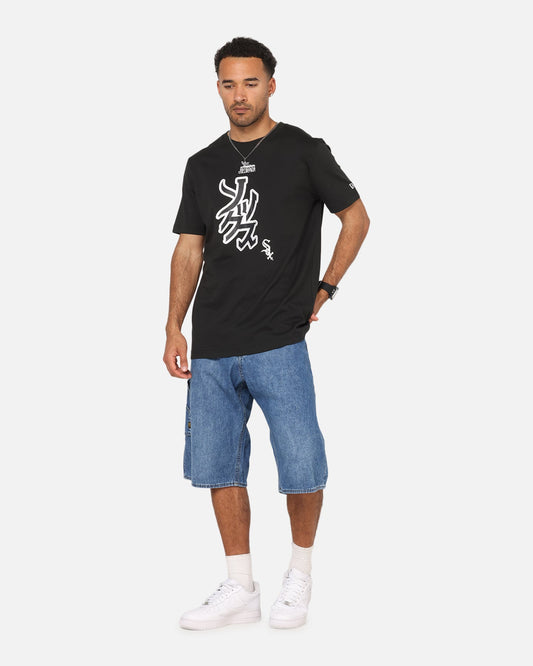 G-Star Bam Logger Denim Shorts Faded Blue