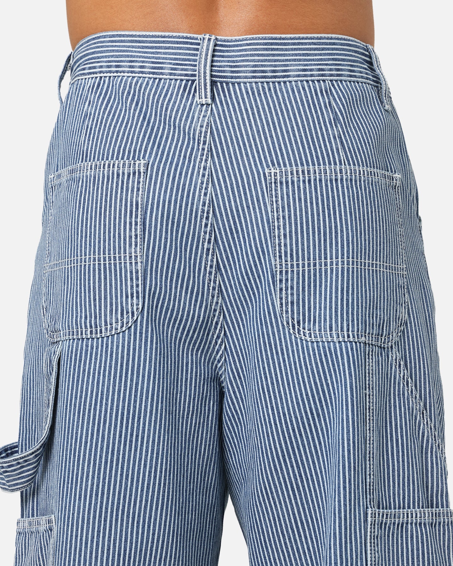 XXIII Striped Work Pant Navy Stripe