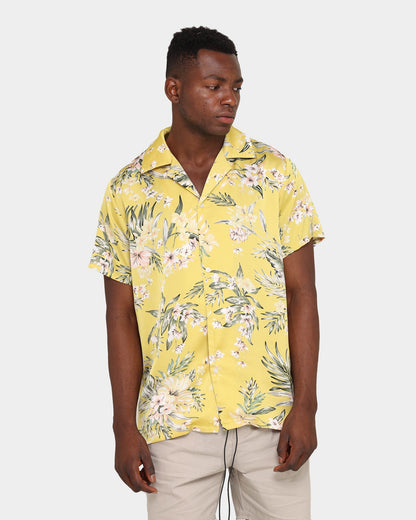 Club Paradise Lounge Shirt Yellow