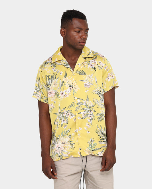 Club Paradise Lounge Shirt Yellow