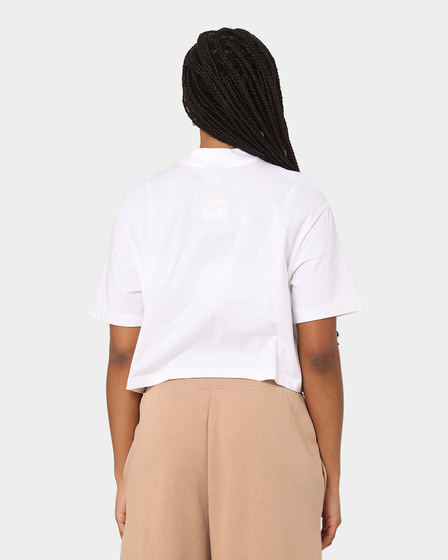 Nike Women's Nike Sportswear Essential Mock Boxy T-Shirt White/Black