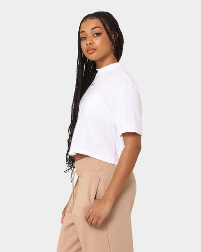 Nike Women's Nike Sportswear Essential Mock Boxy T-Shirt White/Black