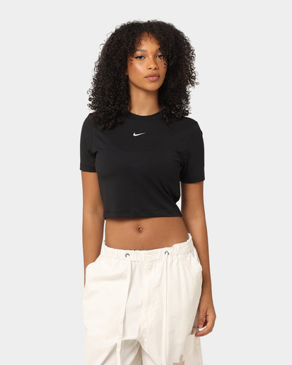 Nike Women's Nike Sportswear Essential Slim Crop T-Shirt Black