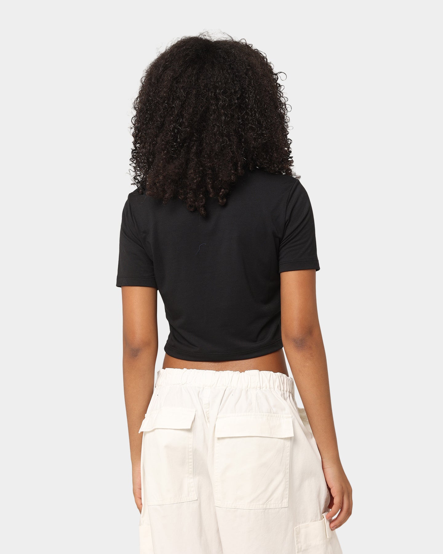 Nike Women's Nike Sportswear Essential Slim Crop T-Shirt Black