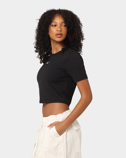 Nike Women's Nike Sportswear Essential Slim Crop T-Shirt Black