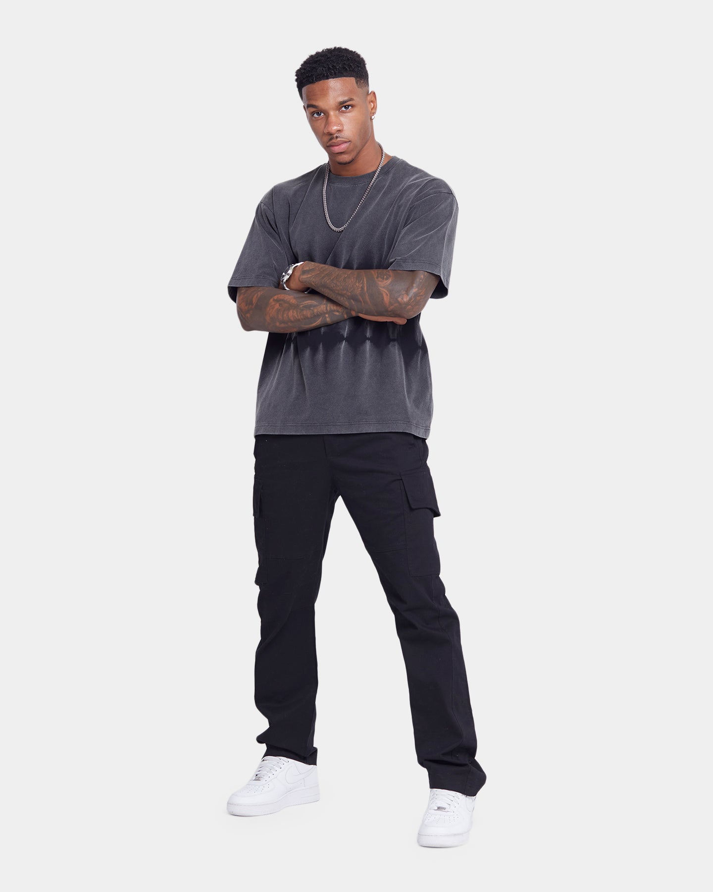 XXIII Arius Washed Vintage T-Shirt Black