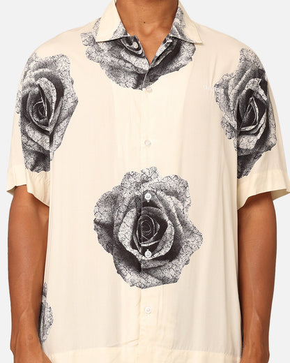 Carré Rose Bunch Button Up Shirt Off White