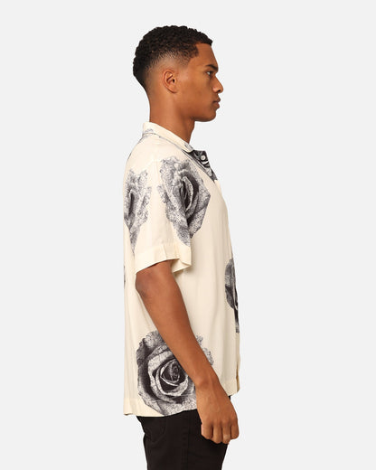Carré Rose Bunch Button Up Shirt Off White
