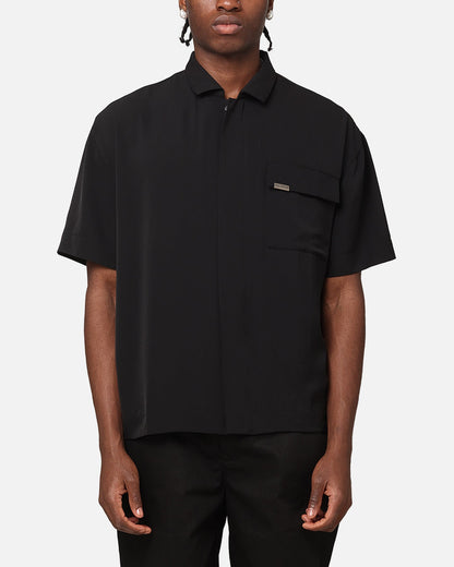 Carré Exceptional Pocket Oversized Shirt Black