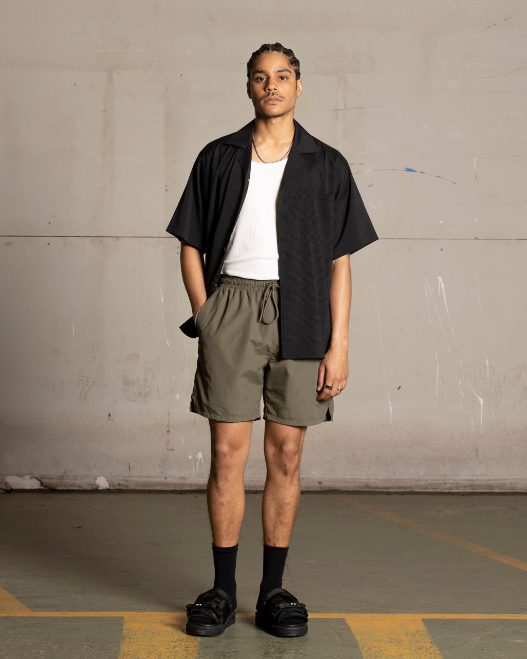 Saint Morta Villa Short Sleeve Shirt Black