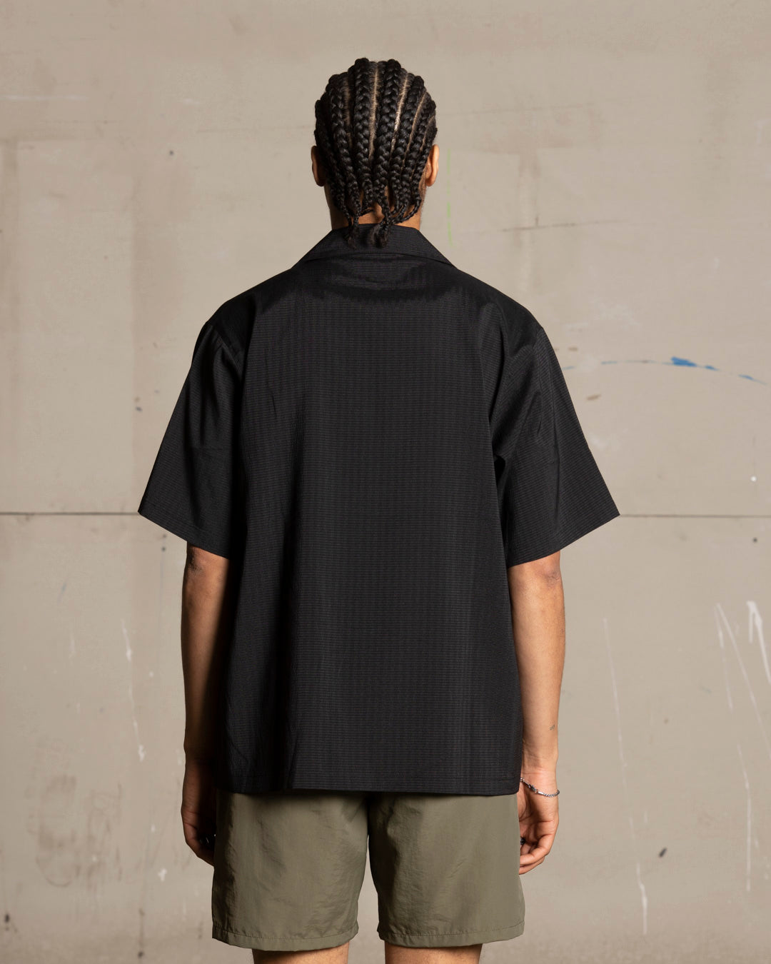 Saint Morta Villa Short Sleeve Shirt Black