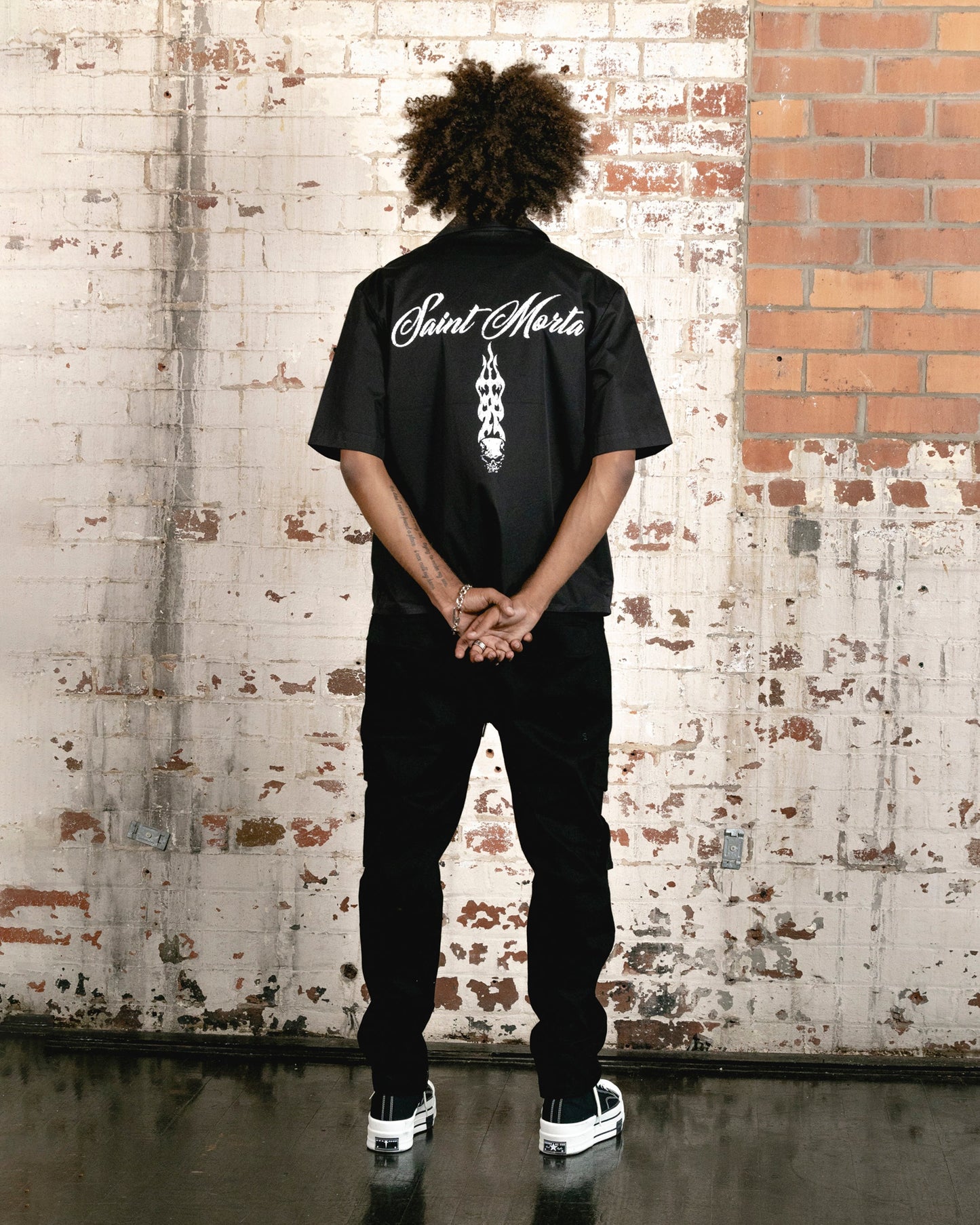 Saint Morta Roadhouse Short Sleeve Shirt Black