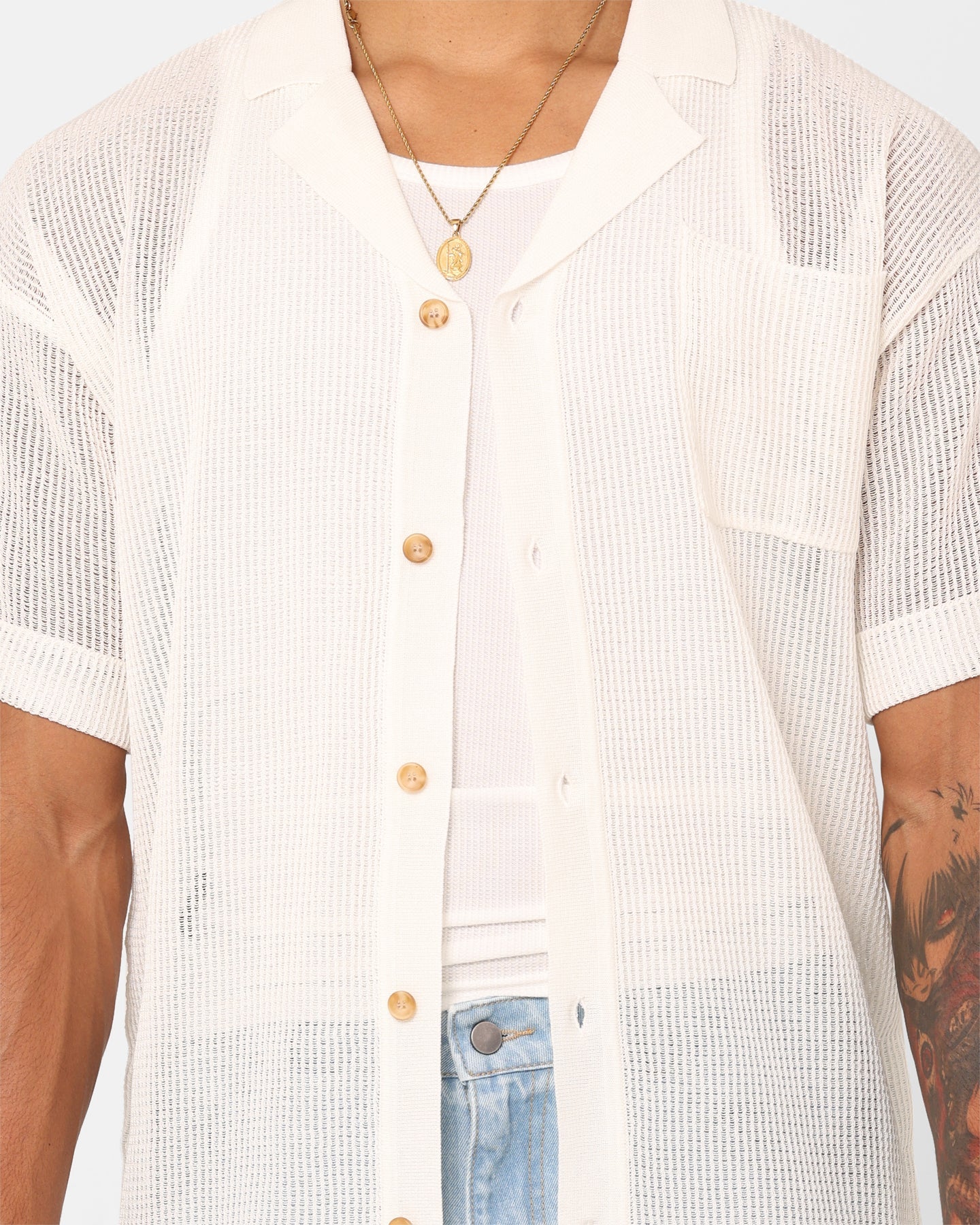 XXIII Ryda Button Up Shirt White