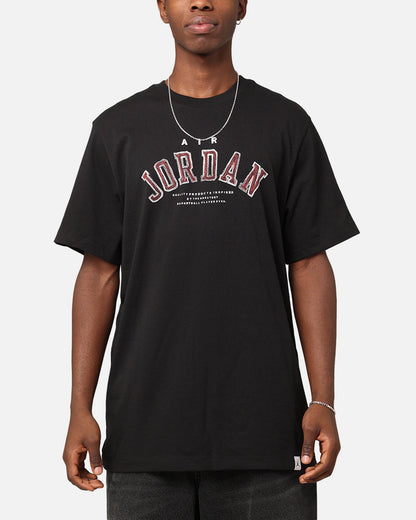 Jordan Flight Essentials Arch T-Shirt Black/Lobster