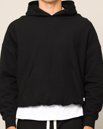 Carré Blanc Oversized Hoodie Black