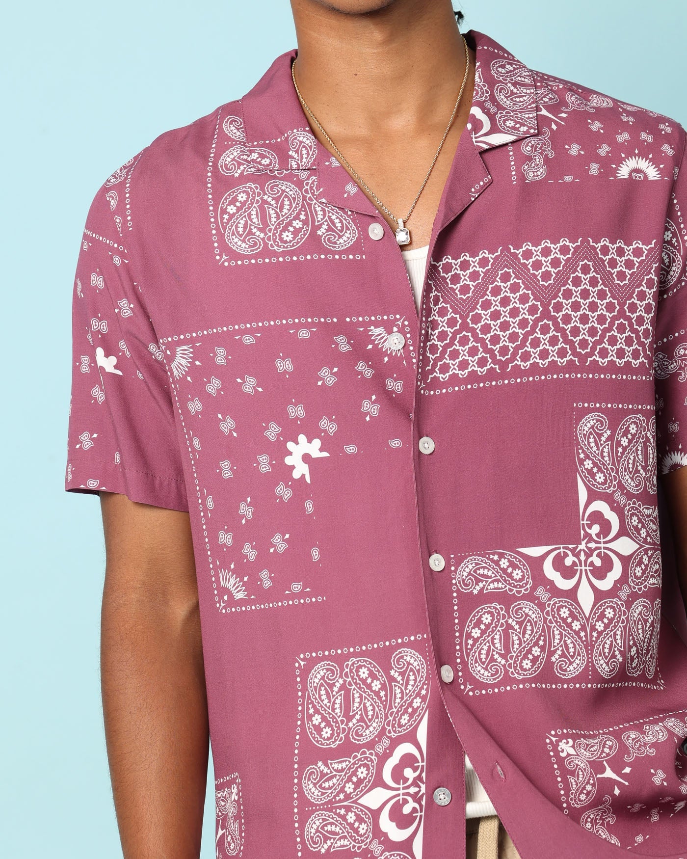 Carré Fragment Button Up Shirt Port