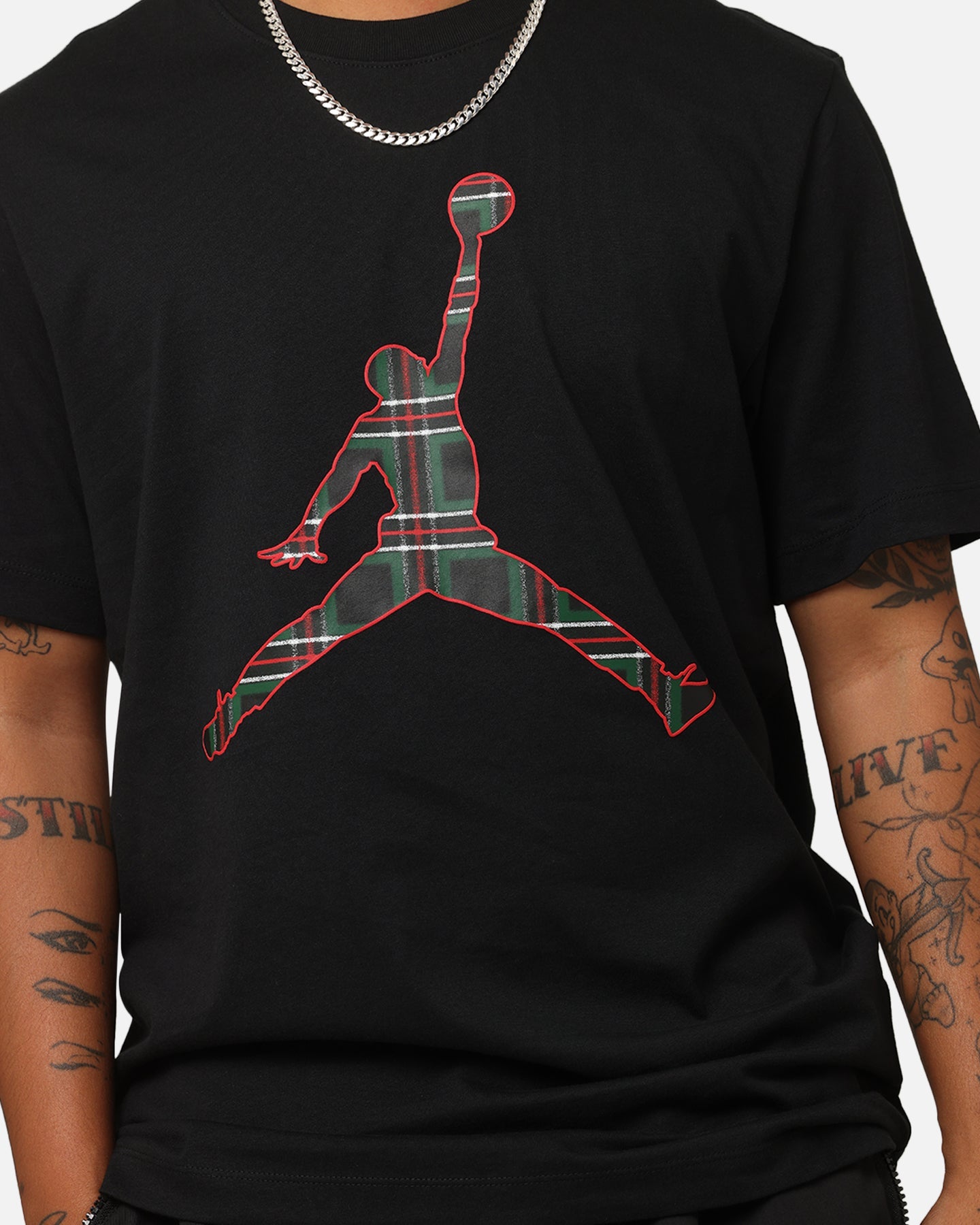 Jordan Flight Essentials Holiday Crewneck T-Shirt Black