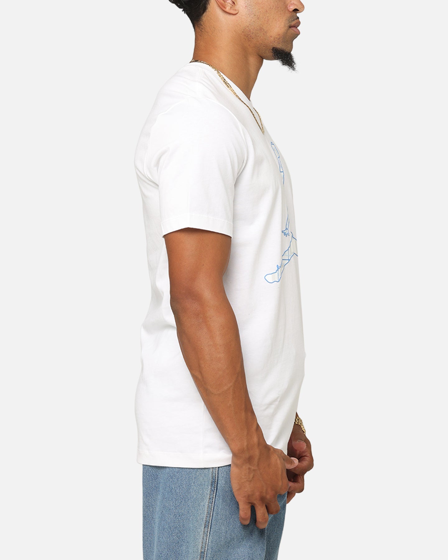 Jordan Flight Essentials Holiday Crewneck T-Shirt White