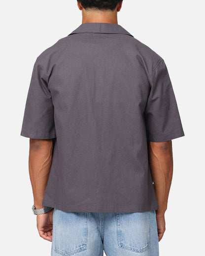 Saint Morta Gardenia Button Up Shirt Black Shadow