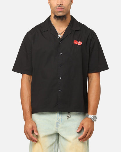 Carre Dice Club Button Up Shirt Black