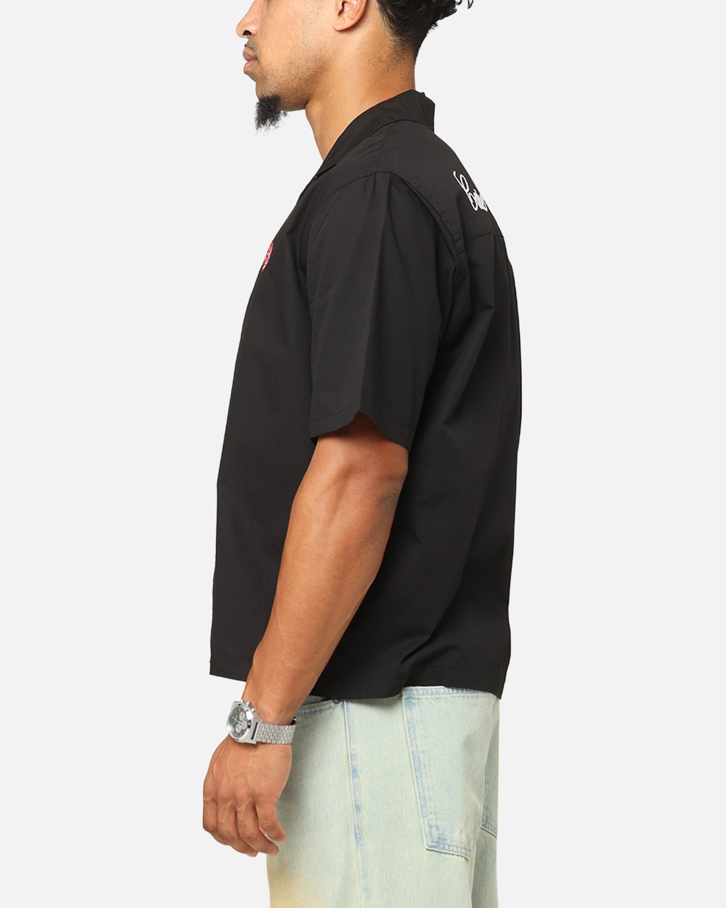 Carre Dice Club Button Up Shirt Black