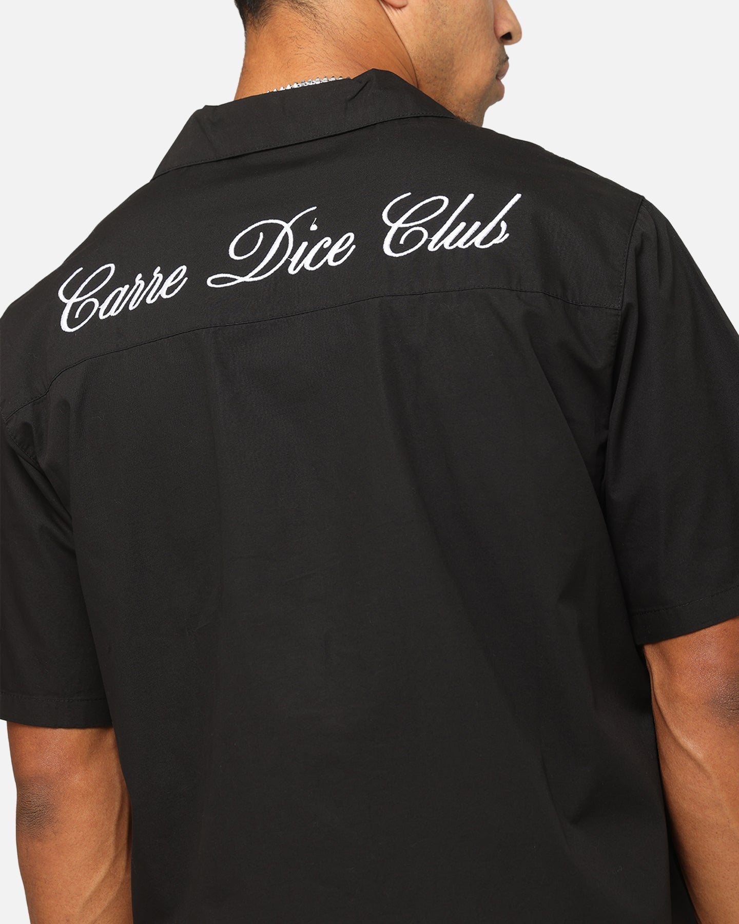 Carre Dice Club Button Up Shirt Black