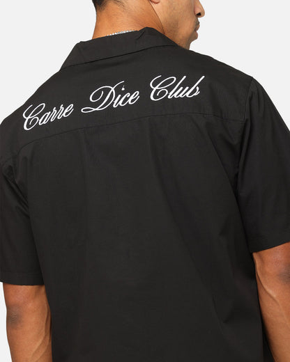 Carre Dice Club Button Up Shirt Black