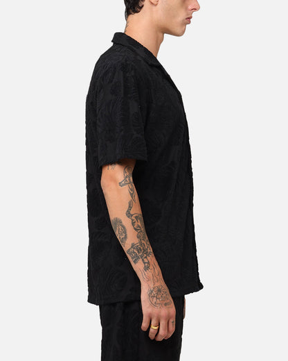 XXIII Dark Amazon Button Up Shirt Black