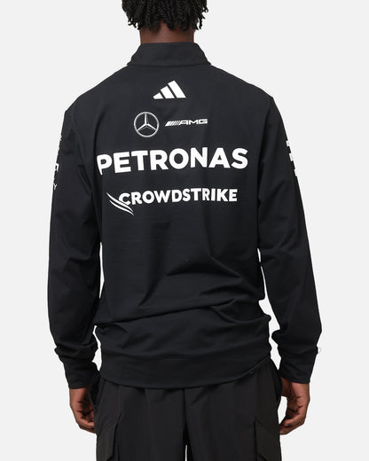 adidas x Mercedes-AMG PETRONAS Formula One F1 2025 Team Quarter Zip Jacket Black/White