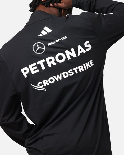 adidas x Mercedes-AMG PETRONAS Formula One F1 2025 Team Quarter Zip Jacket Black/White