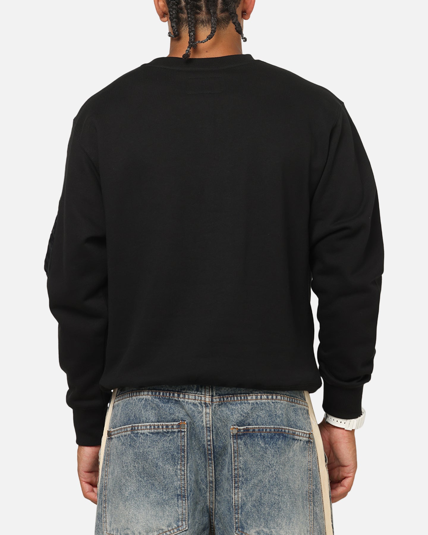 Alpha Industries Utility Pocket Crewneck Black