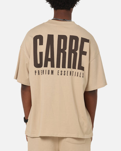 Carre Premium Essentials T-Shirt Light Brown