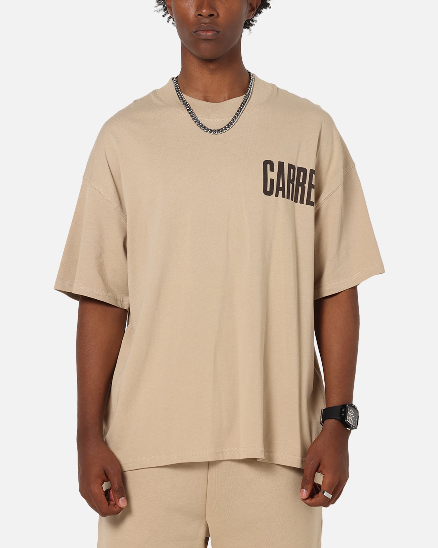 Carre Premium Essentials T-Shirt Light Brown