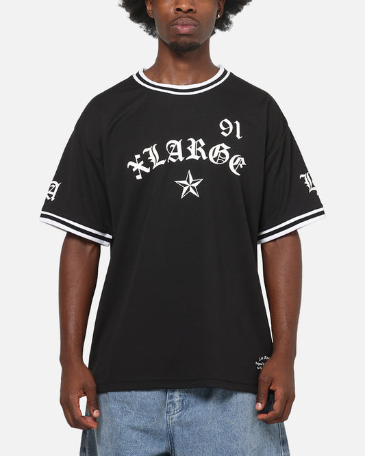 X-Large Old English Jersey T-Shirt Black