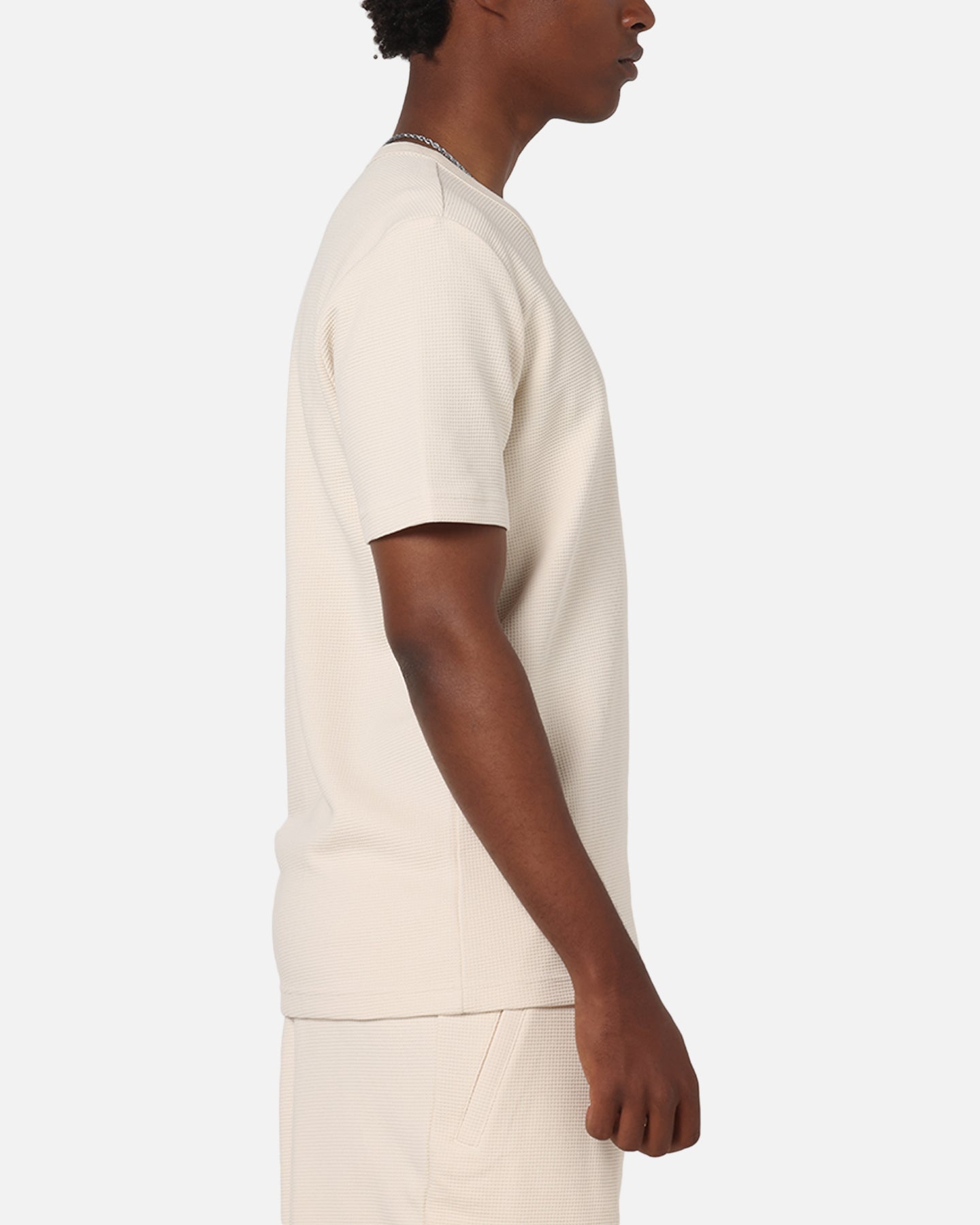 Adidas Trefoil Essentials Waffle T-Shirt Wonder White