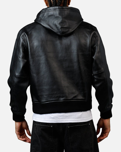 Avirex Napa Hoodie Black/Black