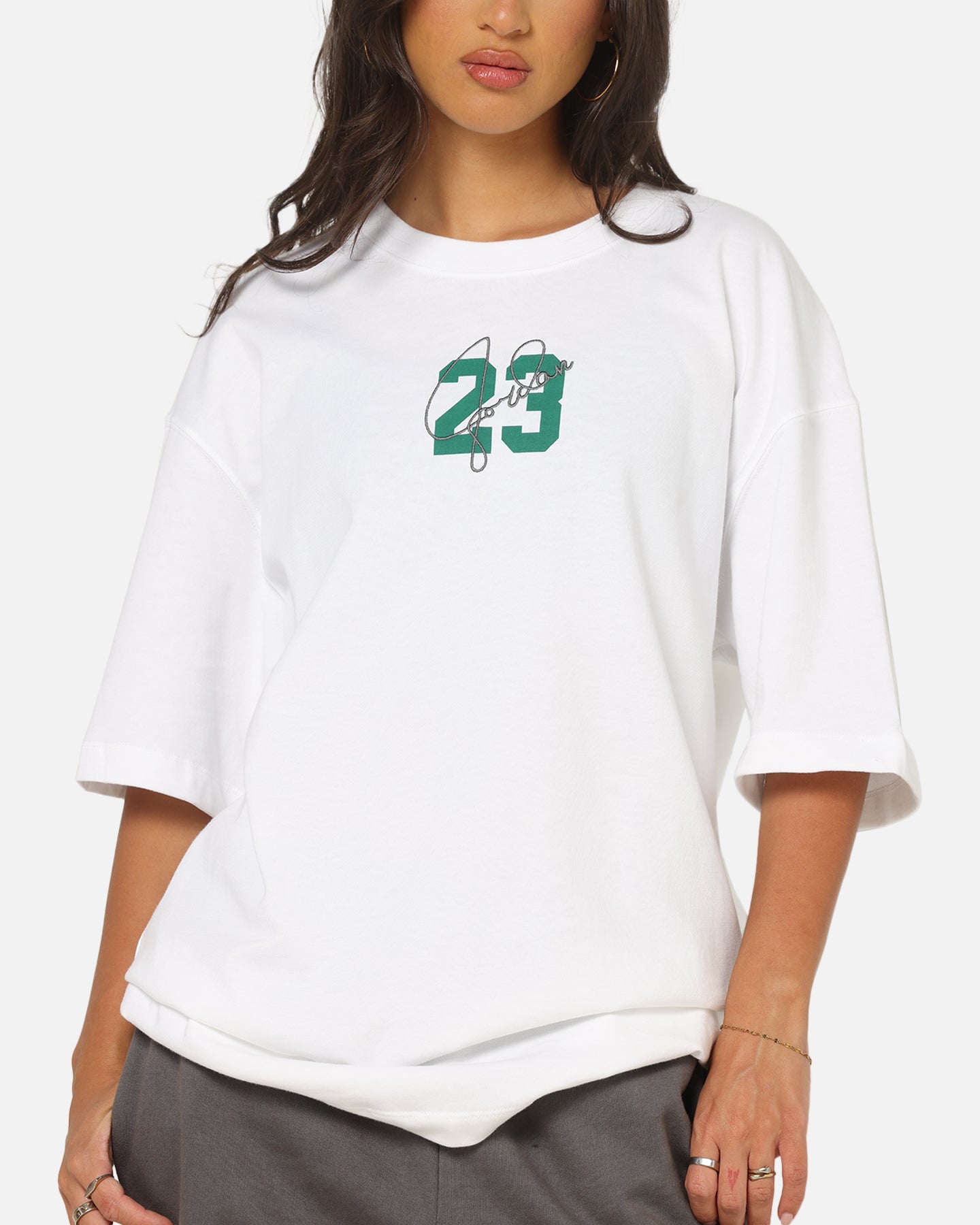 Jordan Women's Essentials Brooklyn 23 Graphic T-Shirt White