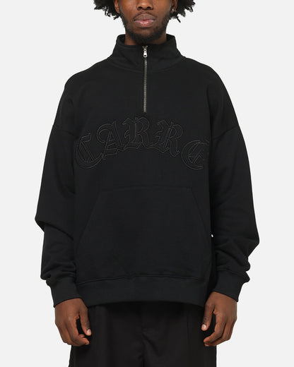 Carre Gridlock 1/4 Zip Crewneck Black