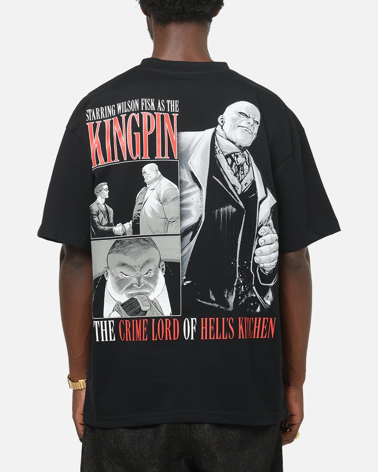 73Studio Marvel King Pin T-Shirt Black