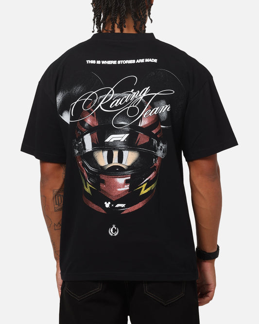 Culture Kings Disney x Formula 1® Mickey Helmet Vintage T-Shirt Black