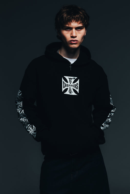 West Coast Choppers Core Logo Hoodie Black