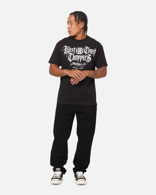 West Coast Choppers Gothic Logo T-Shirt Black