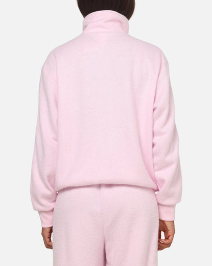 Adidas Women's Mohair Firebird Track Top Clear Pink